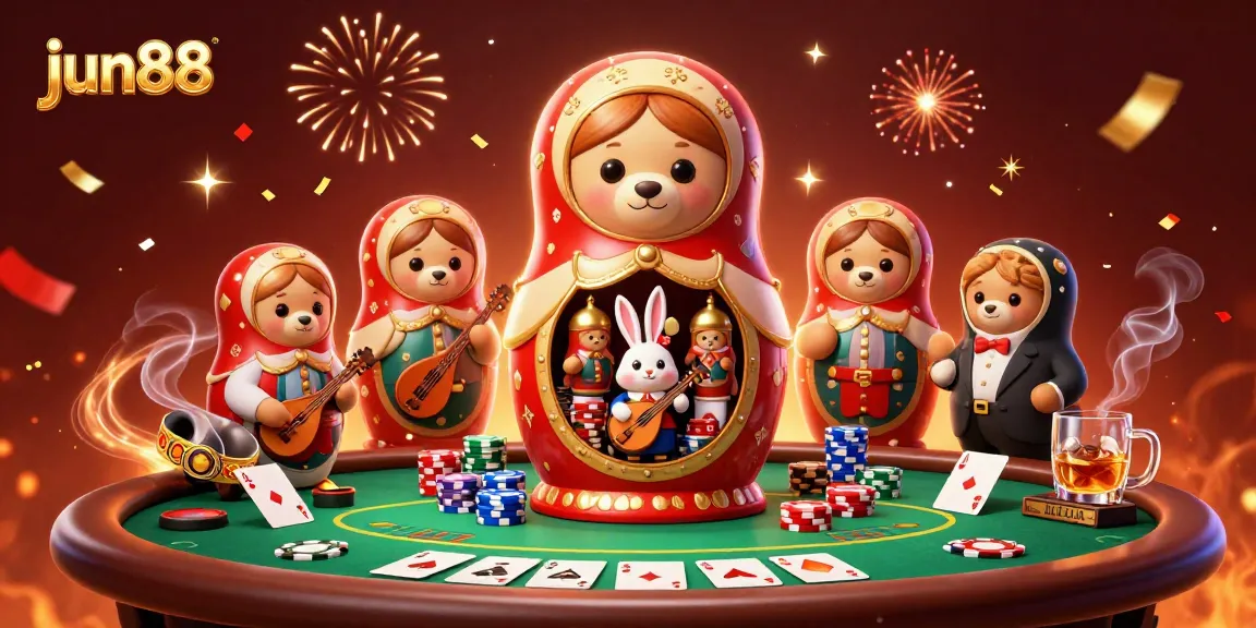 Win incredible prizes while exploring jun88's vibrant casino universe filled with 3D characters.