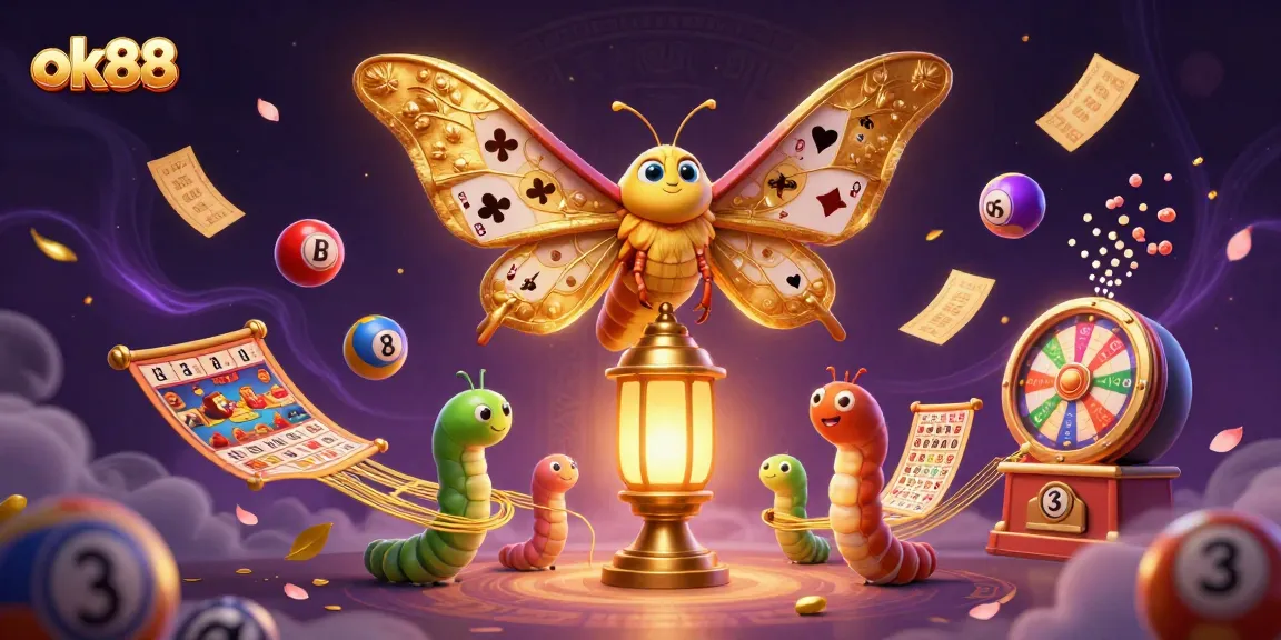 Engage in exciting ok88 lottery action with colorful elements and thrilling casino scenes.