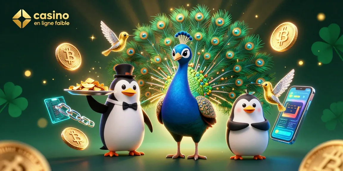 Jouez au casino en ligne fiable avec notre illustration captivante des jeux de casino et crypto.