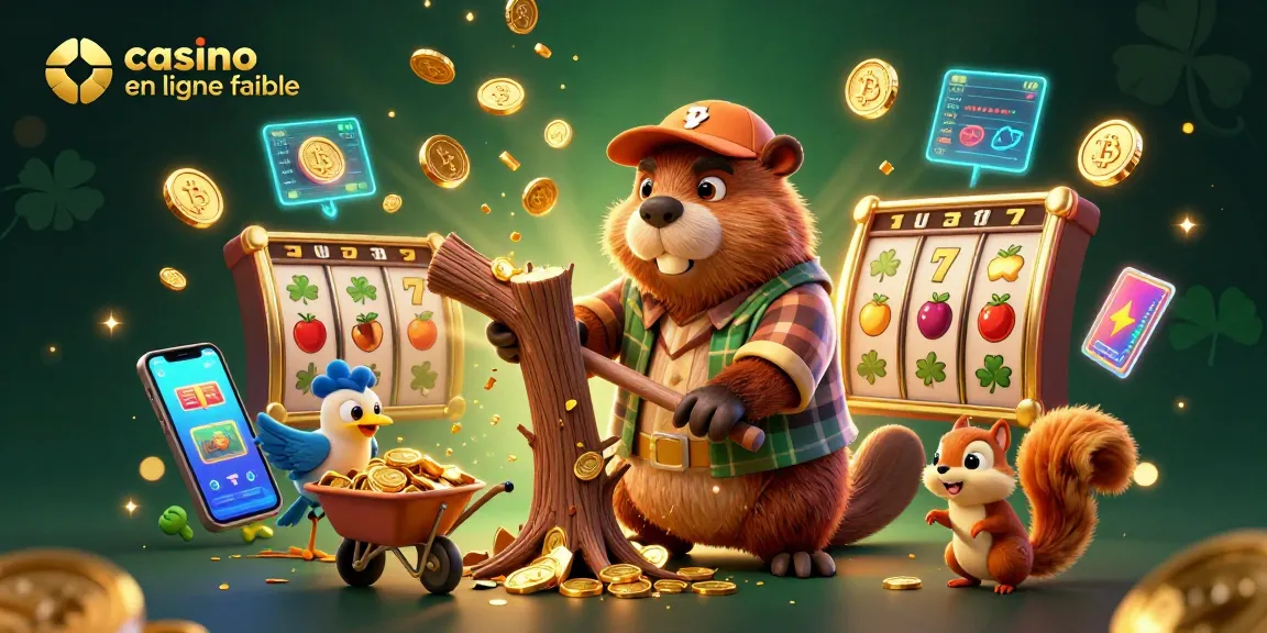 Profitez de jeux de casino en ligne fiables avec des personnages cartoon amassant des pièces d’or.
