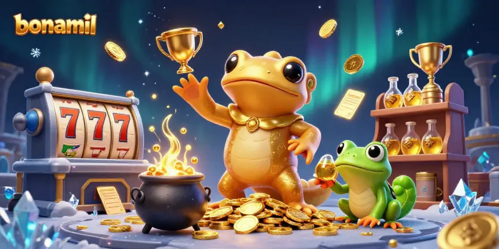 Bonamil menawarkan pengalaman slot dengan karakter alkemis yang menarik dalam permainan kasino.