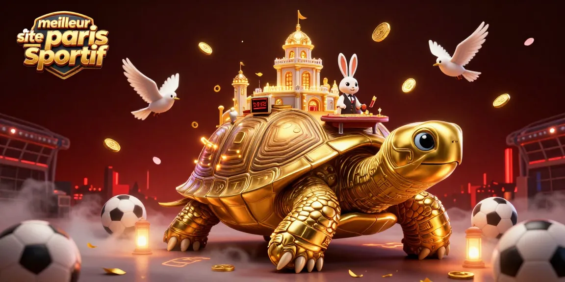 Visitez le meilleur site de paris sportif où une tortue géante présente des jeux captivants au casino.