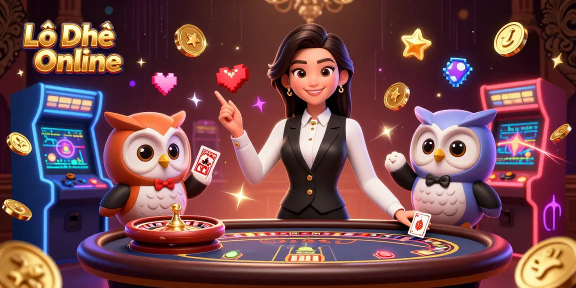 Engage in thrilling Lô Đề Online action with charismatic dealers and vibrant gaming elements