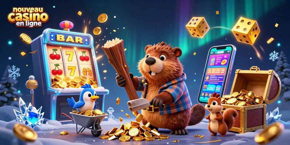 Visitez le nouveau casino en ligne avec des personnages amusants et des pièces d'or scintillantes!