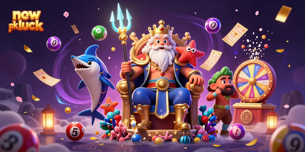 Experience new pk luck with vibrant lottery elements and dynamic gaming visuals.