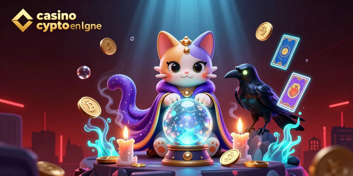 Le casino crypto en ligne offre un voyage mystique avec des éléments futuristes et colorés.