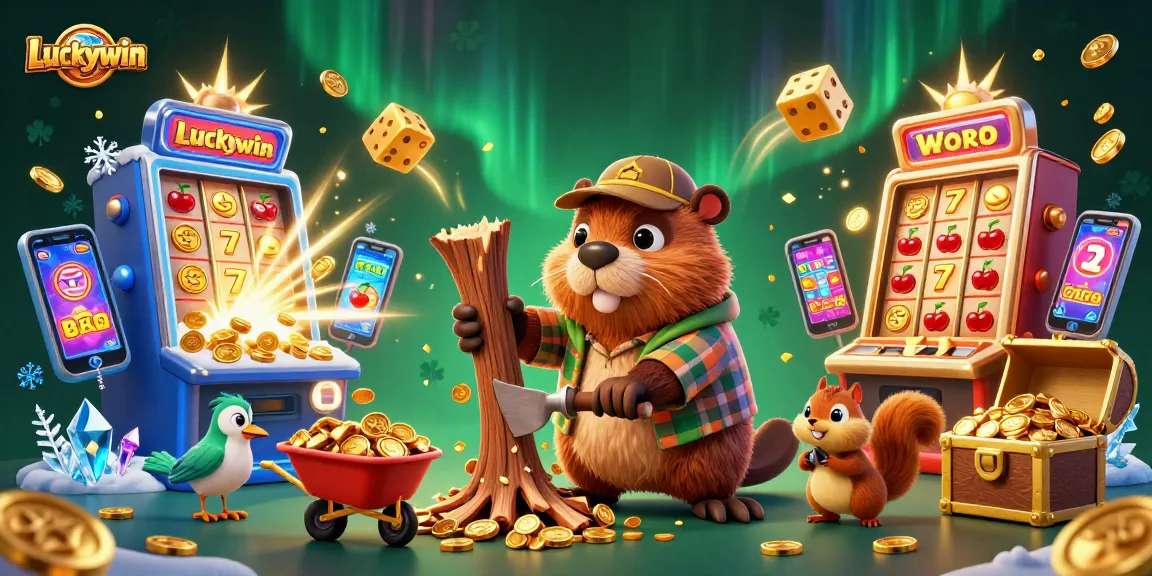 Play exciting games and win big at Luckywin with vibrant characters and thrilling casino elements.