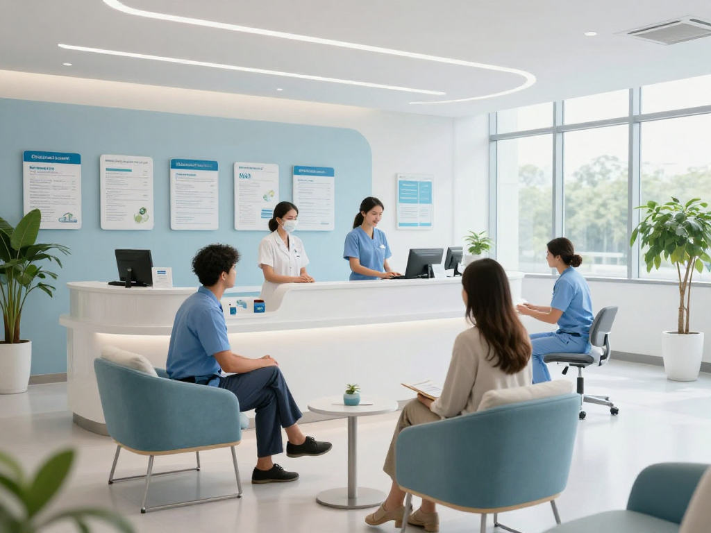 Private psychiatric assessment in a modern healthcare setting focusing on compassionate patient care and professional medical services.
