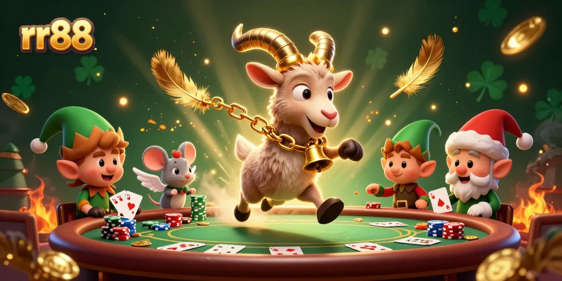 Join the rr88 holiday-horror casino with Krampus, angel mouse, and gremlin action!