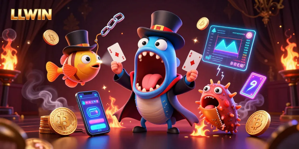 Experience exciting gaming at LLWIN with 3D cartoon characters bringing gambling to life.