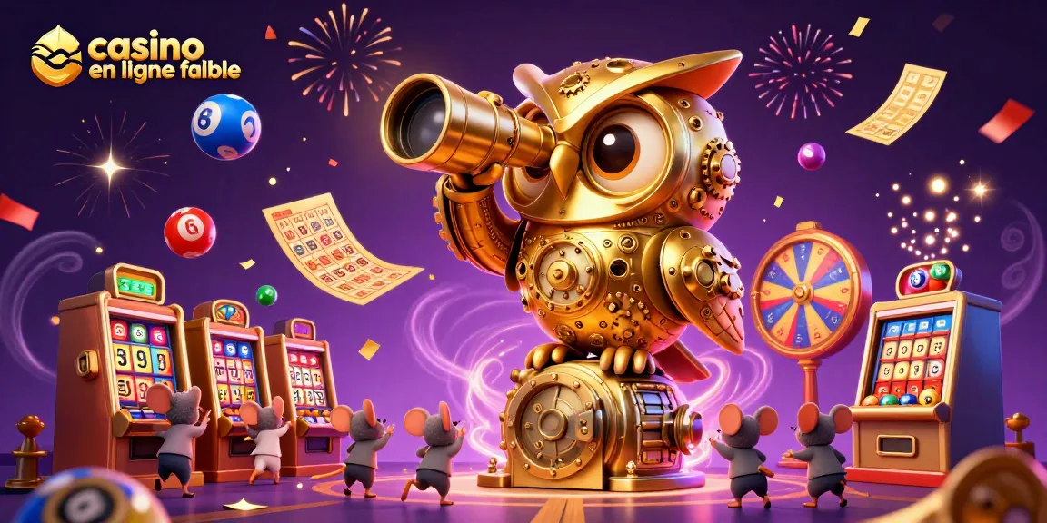 Découvrez un casino en ligne fiable avec un hibou méchanique et des machines à sous animées.