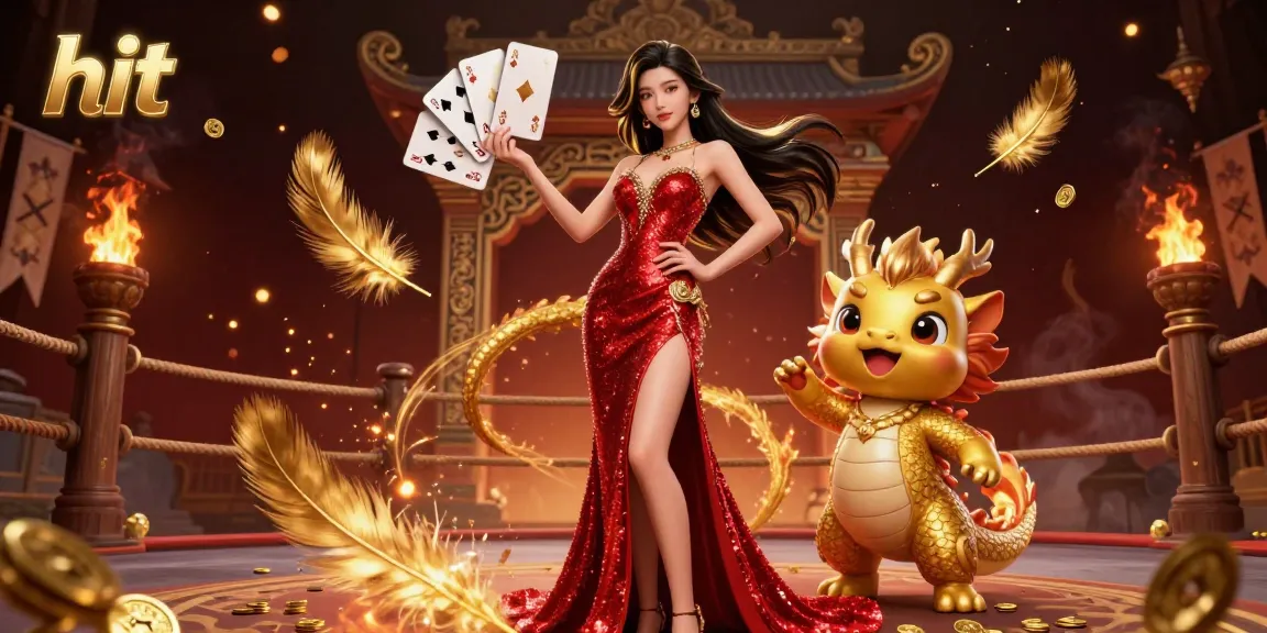 Hit rewarding features showcase in a vibrant casino illustration highlighting engaging gameplay and dynamic elements.