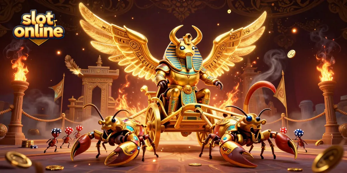 Spin and win with slot online in a dynamic casino-themed 3D scene featuring vibrant characters.