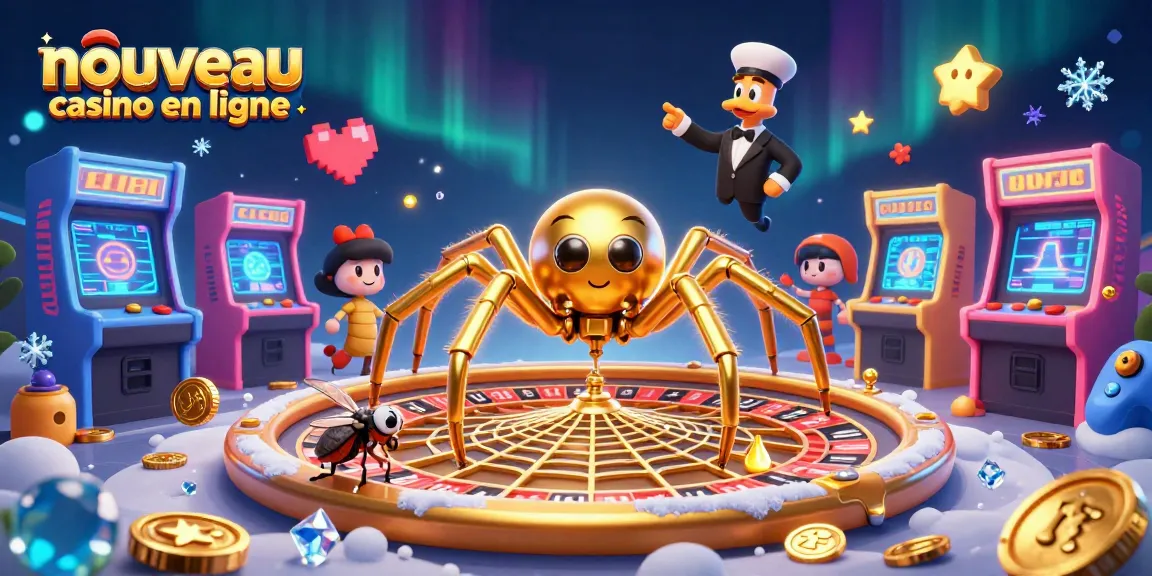 Expérimentez le nouveau casino en ligne avec une araignée d'or et une ambiance ludique