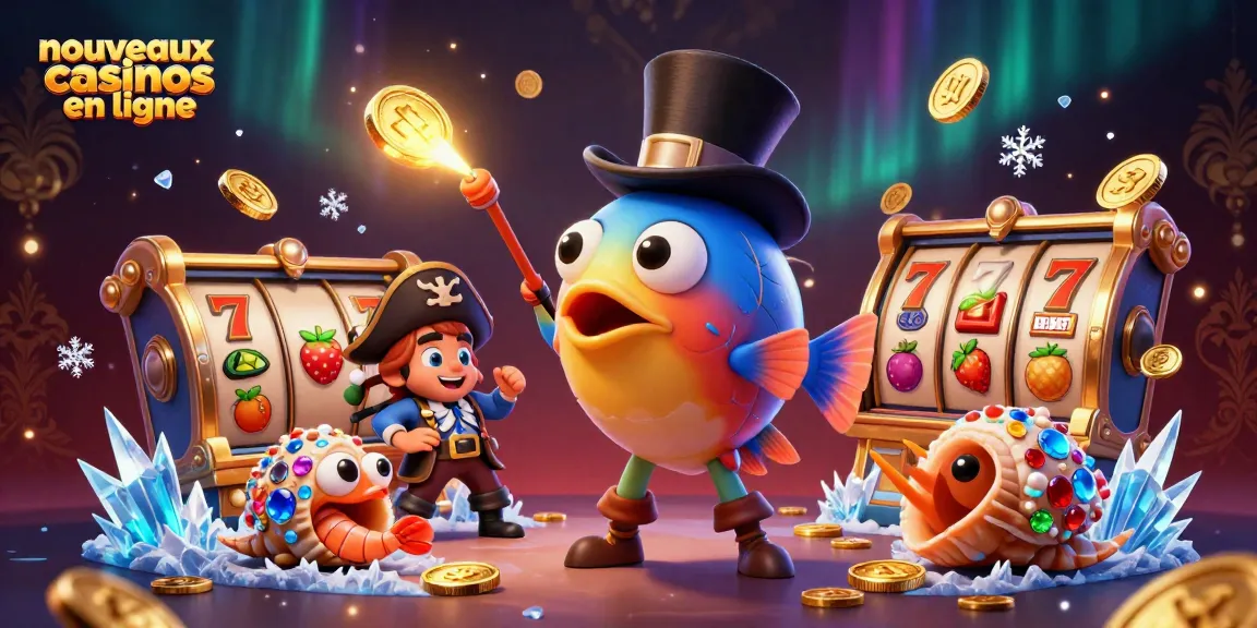 Aux nouveautés casinos en ligne, plongez dans un monde rempli de pièces d'or et d'aventures sous-marines.