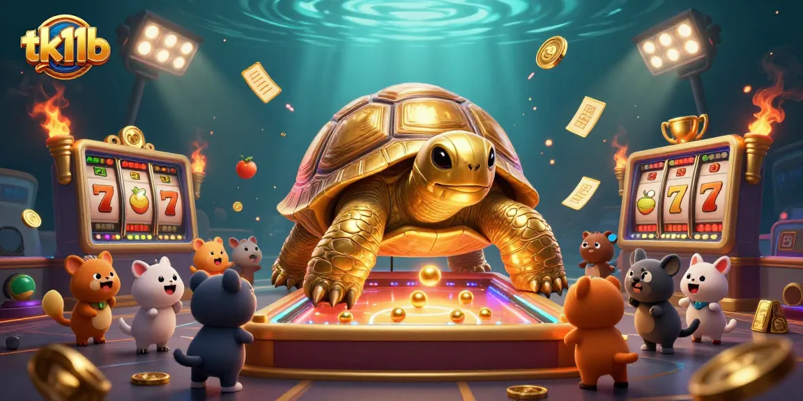 Experience thrilling gameplay at tk11b with a dynamic and vibrant casino scene featuring slot reels and exciting rewards.